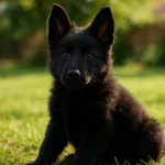 black german shepherd puppy​